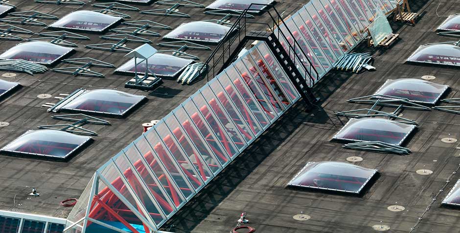 Single-unit Dome Rooflights, Almere train station