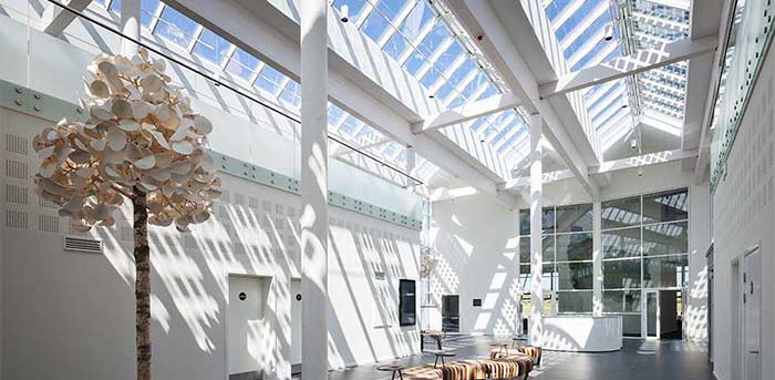 VELUX Modular skylights in Green Solution House Hotel and Conference Centre, Denmark