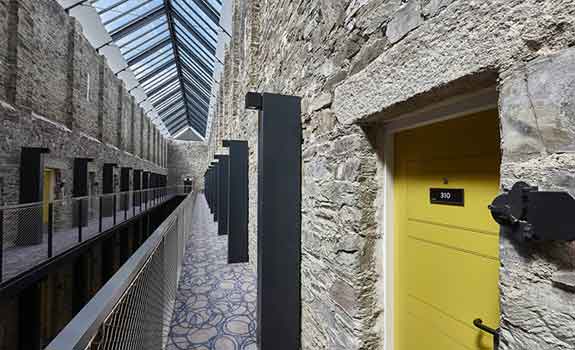 VELUX Glazing Panels bring daylight to an 18th century Cornish jail to support the transformation into a luxury hotel