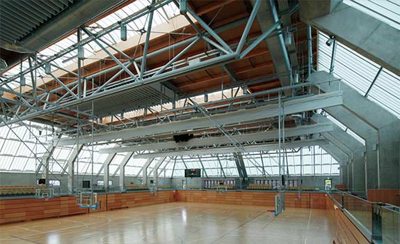 Grillodur rooflight system, Sports Centre, Bertrange