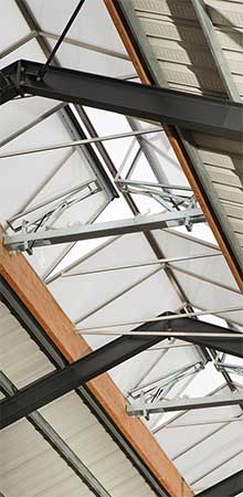 Dual Pitched Continuous Rooflights