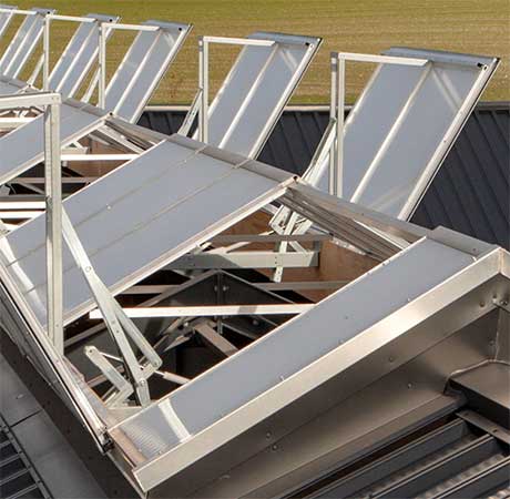 Dual Pitched Continuous Rooflights