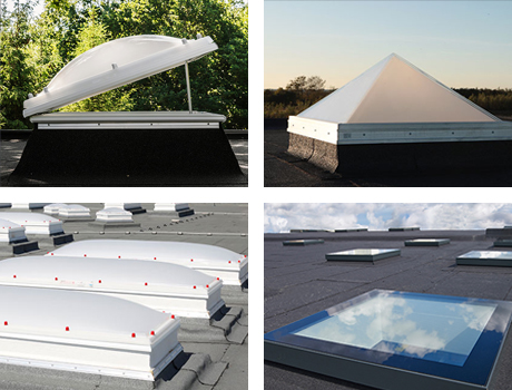 Dome and Flat Rooflights for any commercial building project