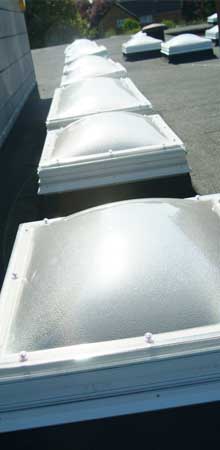 Polycarbonate dome Rooflights