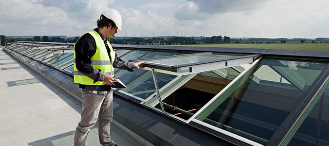 Service and maintenance Modular Skylights