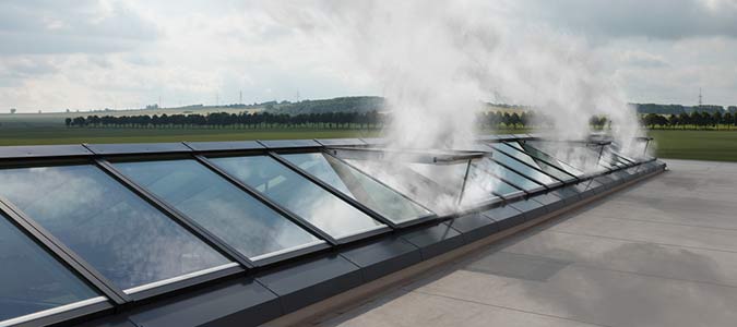 Modular Skylight, smoke ventilation